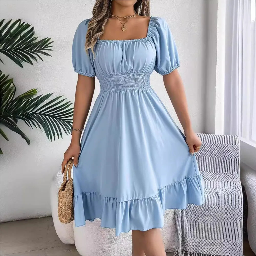 Women's Elegant Ruffle Dress