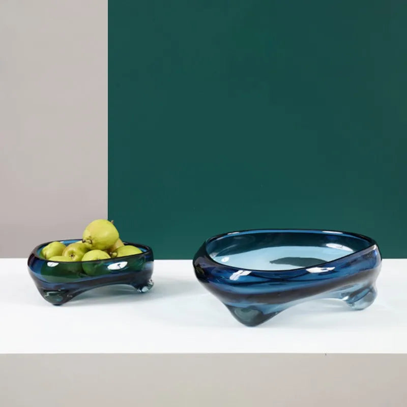 Geometric Glass Display Tray