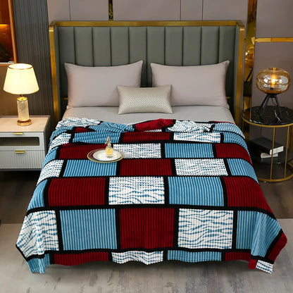 Plaid Flannel Fleece Blanket