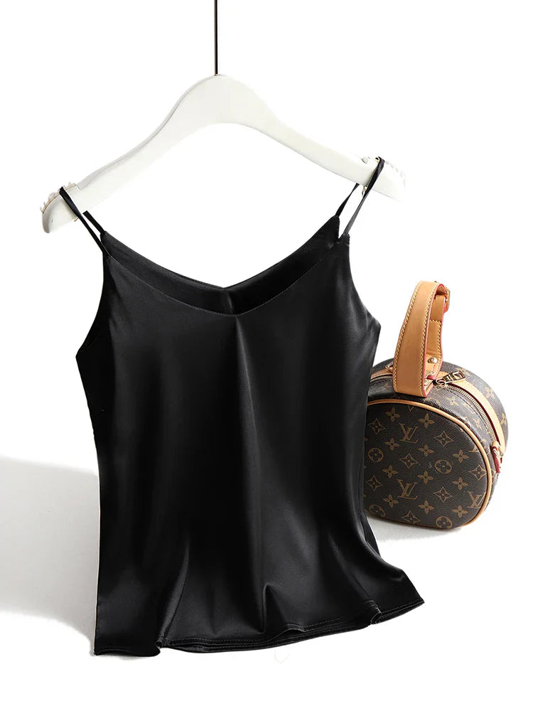 Halter V-Neck Tank Top