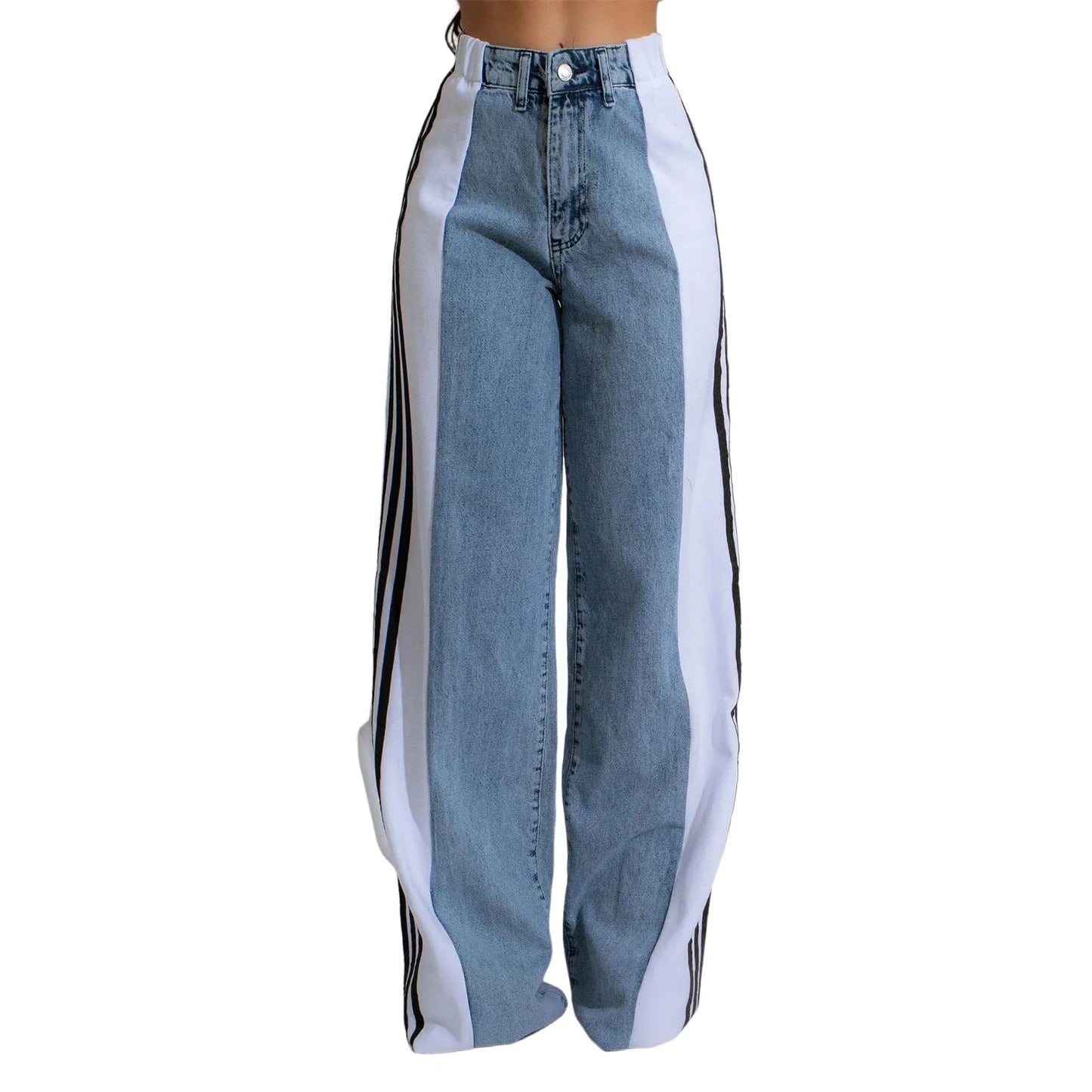 Wide Leg Denim Jeans
