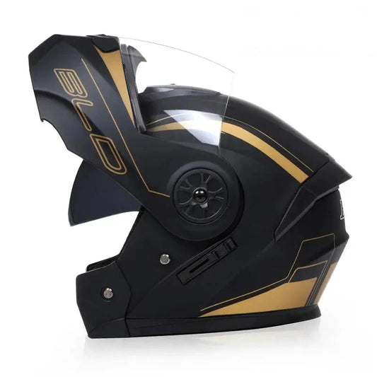 Dual Lens Flip Up Motorcycle Helmet