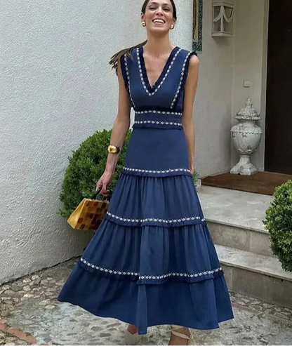 Sleeveless High Street Dress