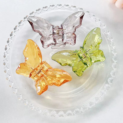 Crystal Butterfly Hair Claw