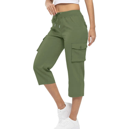 Women's Casual Cargo Capris