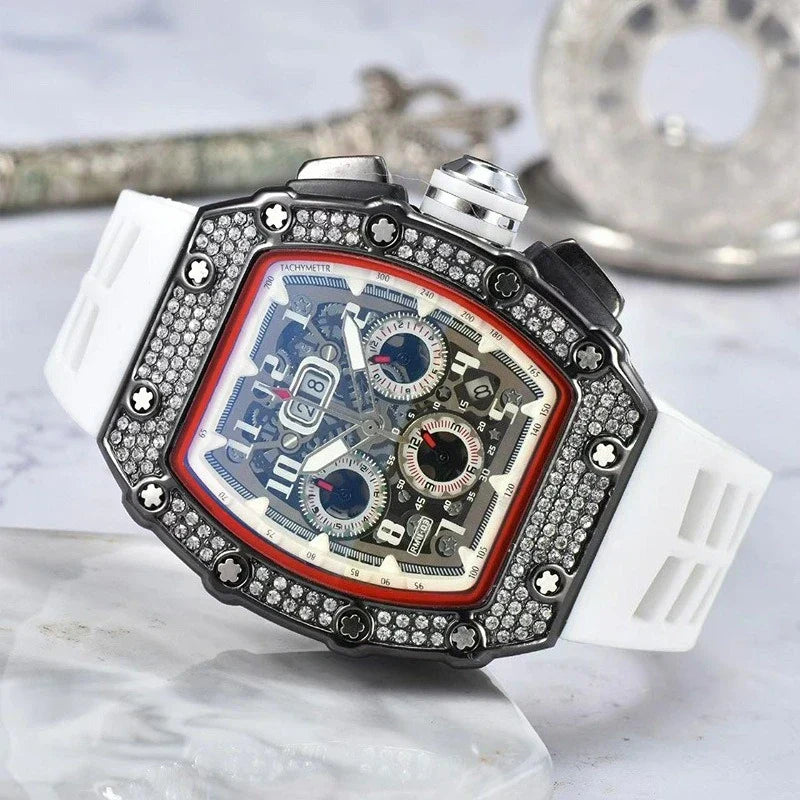 Multifunctional Barrel Quartz Watch