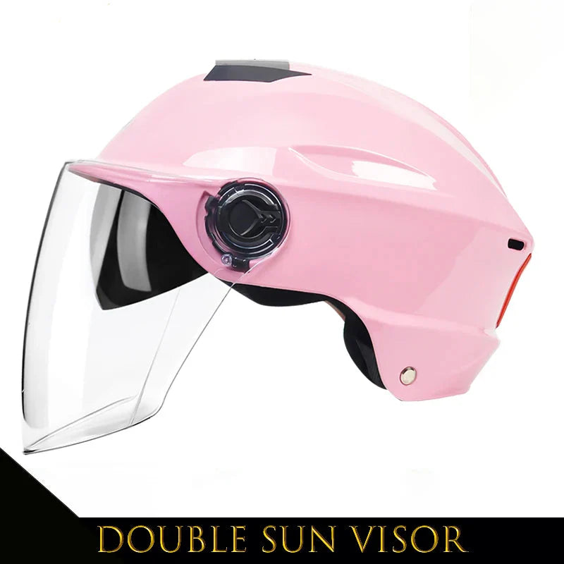 Unisex Half Face Motorcycle Helmet