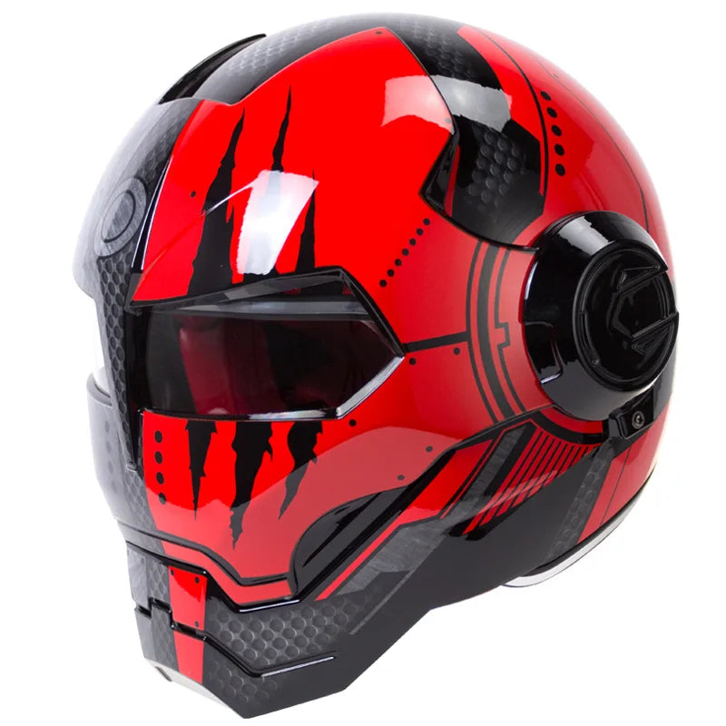 HEROBIKER Vintage Full Face Motorcycle Helmet
