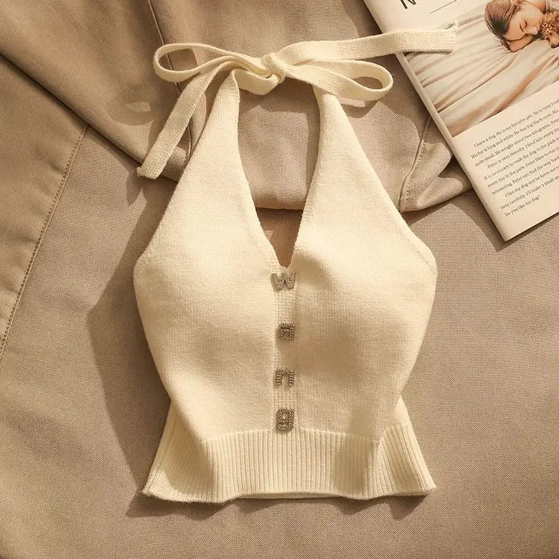 Chic Ribbed Crop Tank