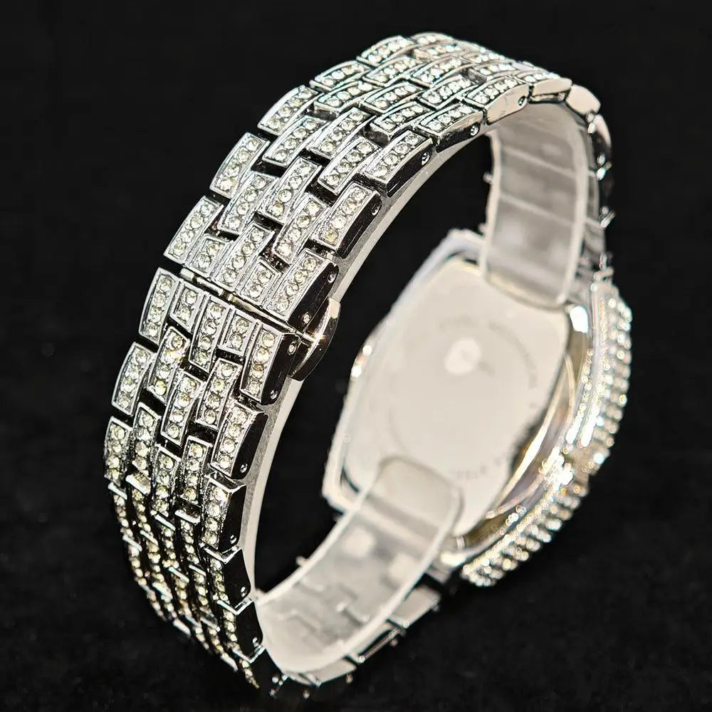 Shiny Diamond Tonneau Women’s Watch