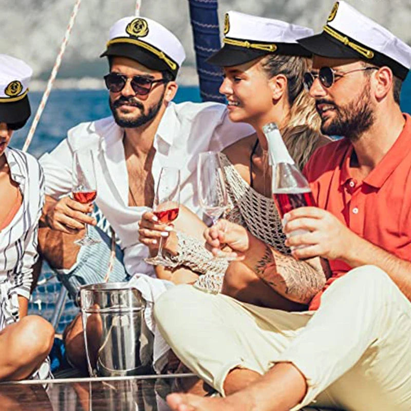 Yacht Captain Costume Hat