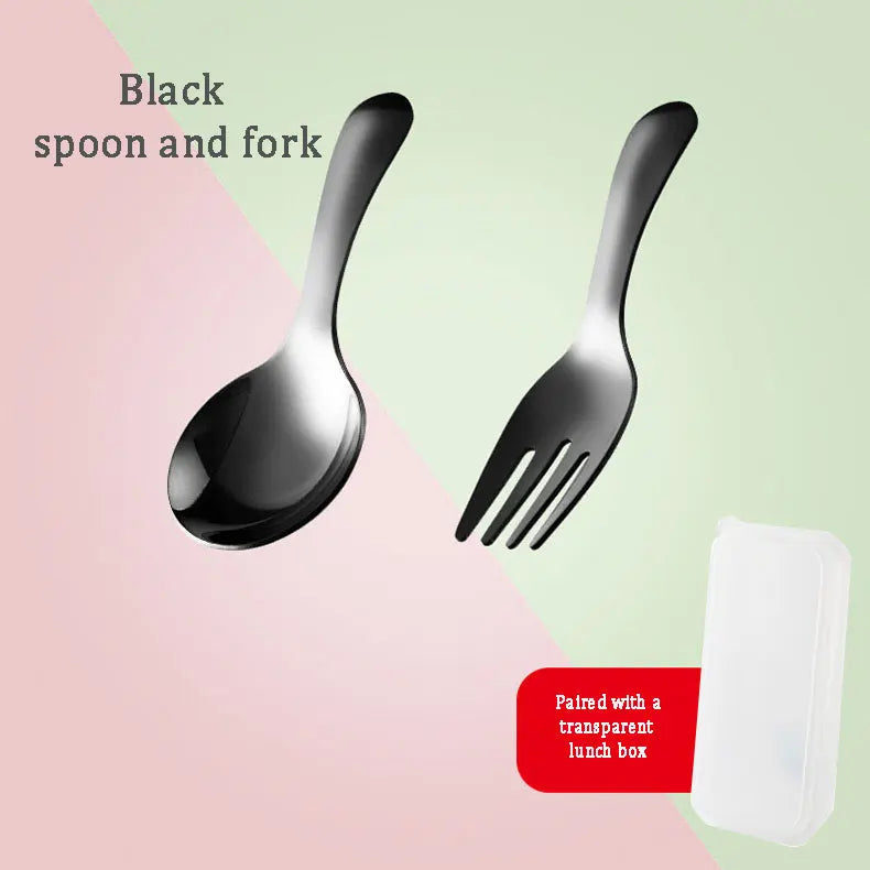 Portable stainless steel tableware