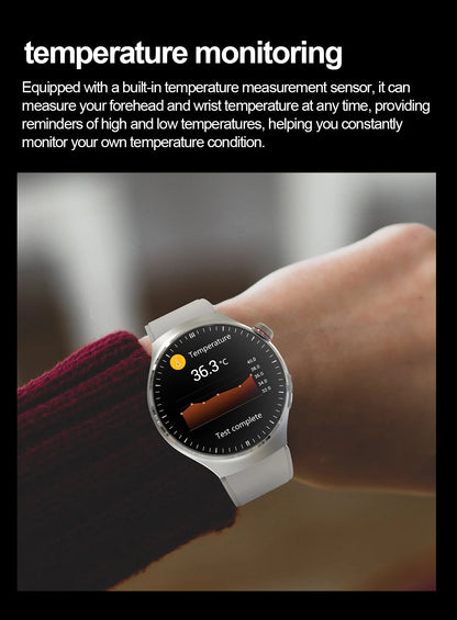 2025 GUHUAVMI Nursing Smartwatch with ECG & Uric Acid Monitor