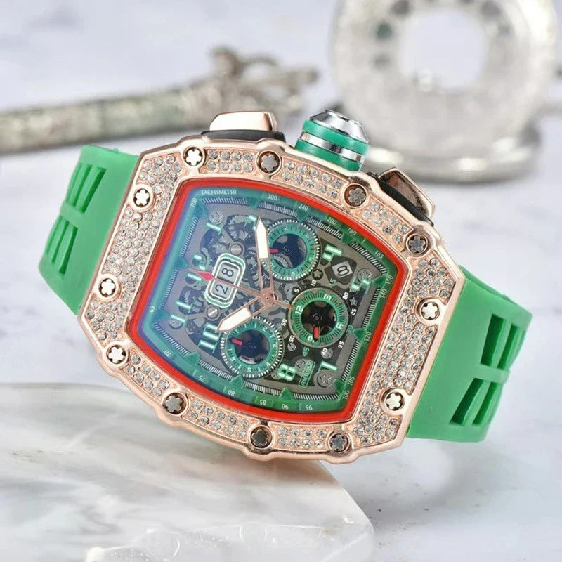 Multifunctional Barrel Quartz Watch