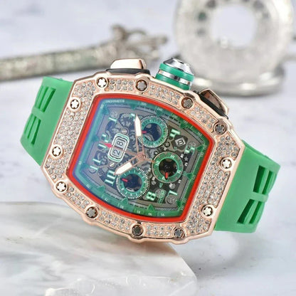 Multifunctional Barrel Quartz Watch