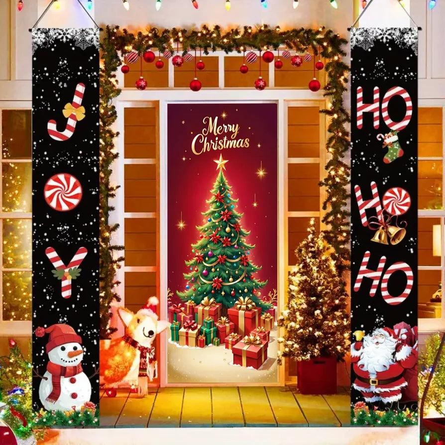 Christmas Santa Door Banner