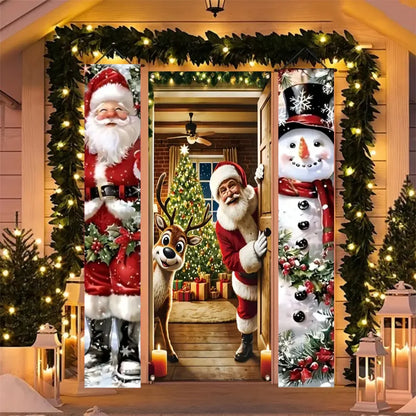 Christmas Santa Door Banner