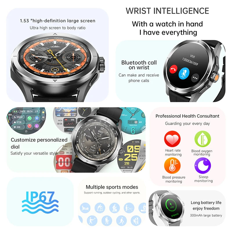 Xiaomi S4 Ultra AMOLED GPS Smartwatch