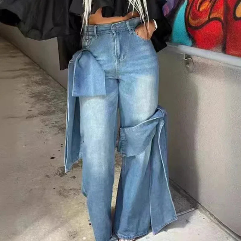Women’s Bow Denim Pants