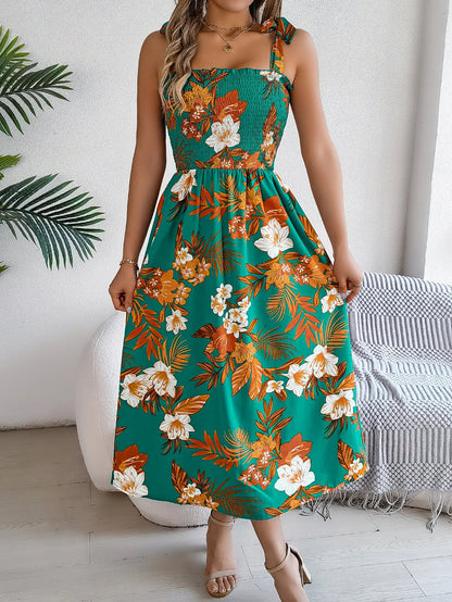 Summer Floral Maxi Dress