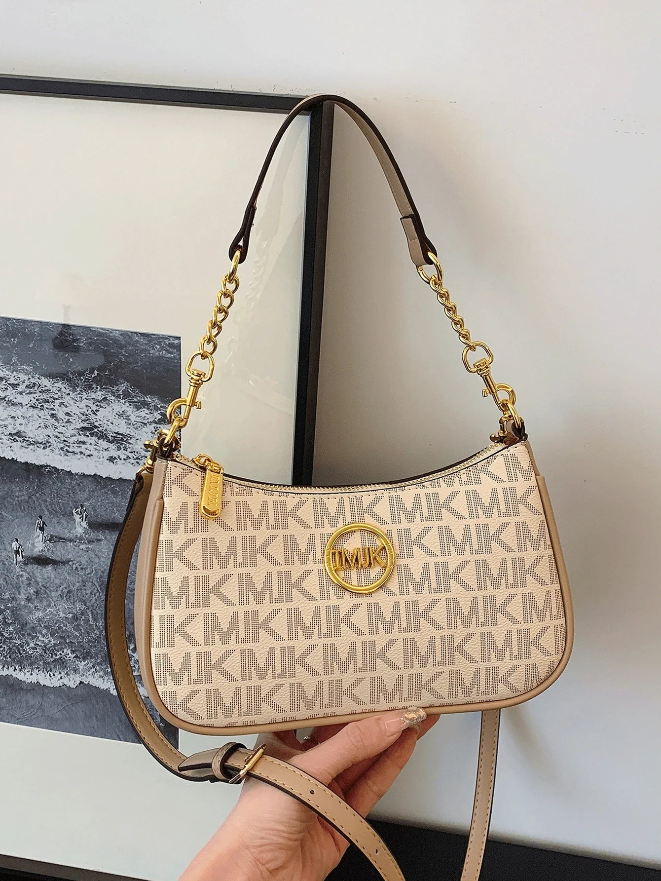 Gold Chain Crossbody Bag