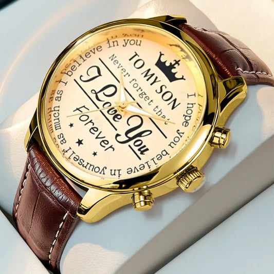 Crown Dial Quartz Watch