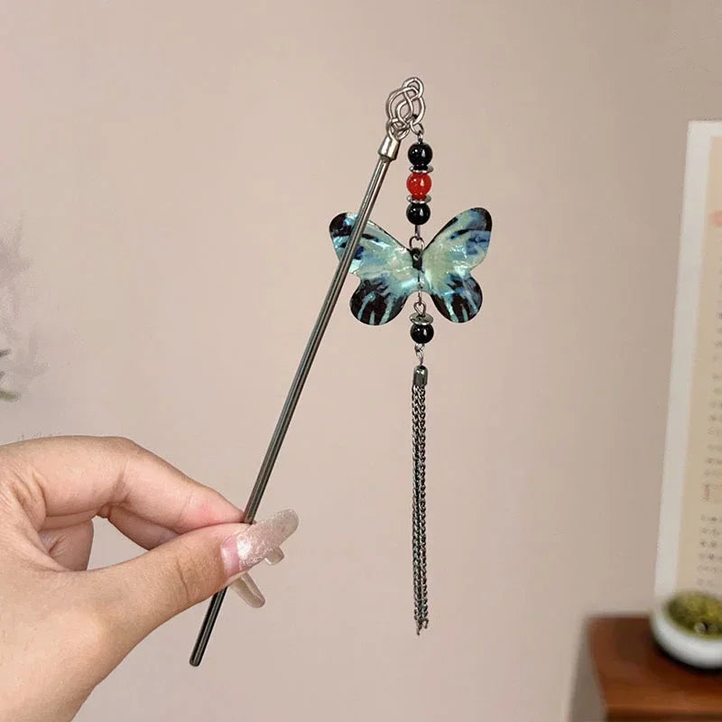 Elegant Butterfly Hair Stick