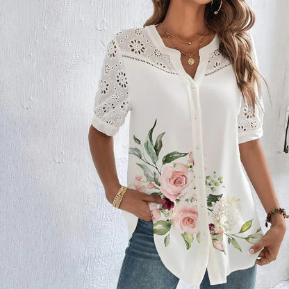 Elegant Lace Women’s Blouse