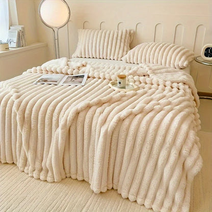 Luxurious Faux Rabbit Fur Blanket