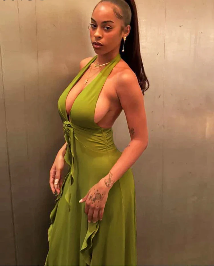 Women’s Floral Ruched Dress