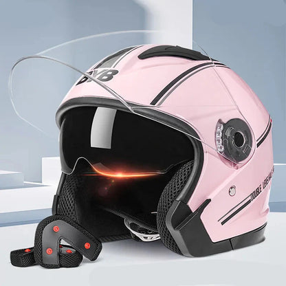 Open Face Motorcycle Helmet