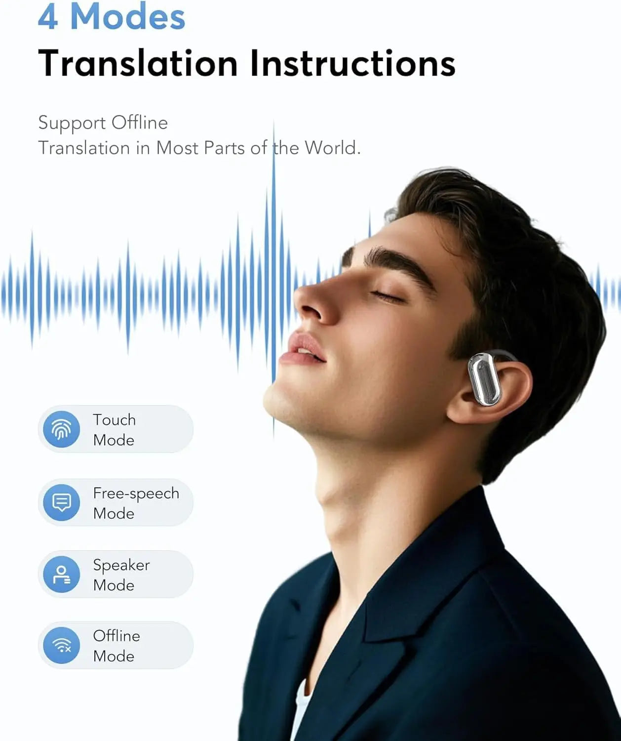 Real-Time Translation Earbuds with Crystal-Clear Sound
