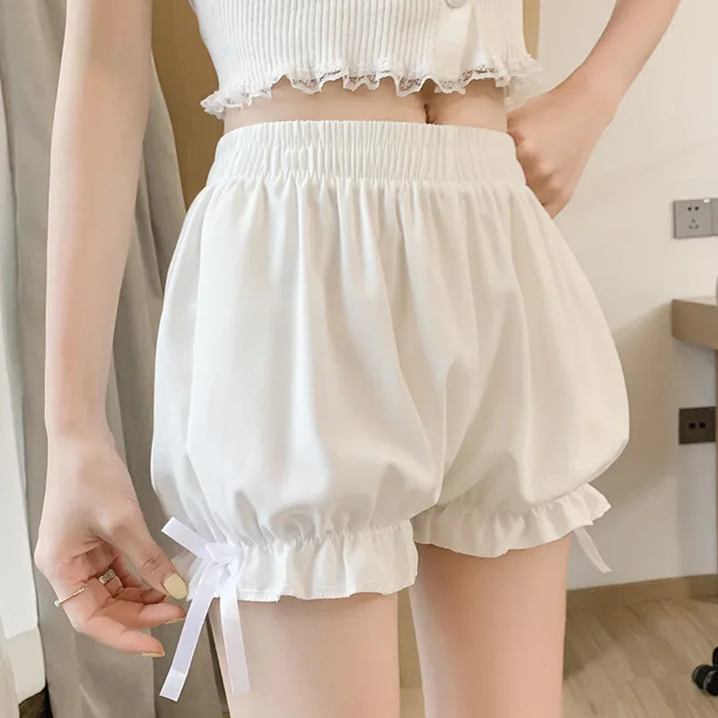 Silky Ruffle Bloomers Short