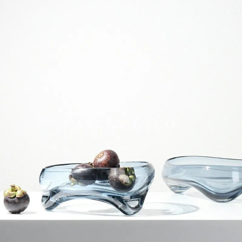 Geometric Glass Display Tray