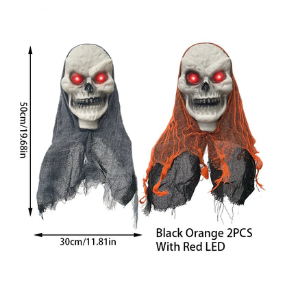 Hanging Skull Ghost Ornaments