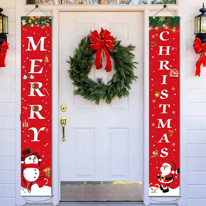 Christmas Hanging Door Banner