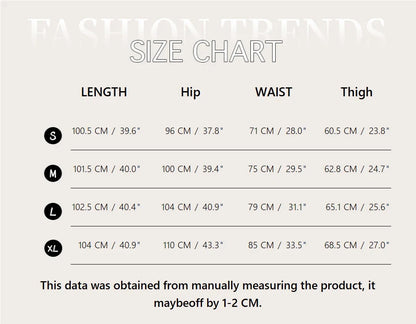 High Waist Straight Pants