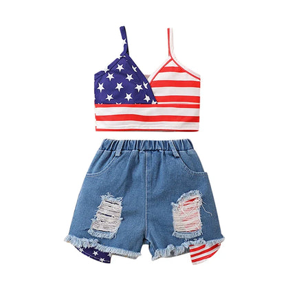 American Flag Tank Set