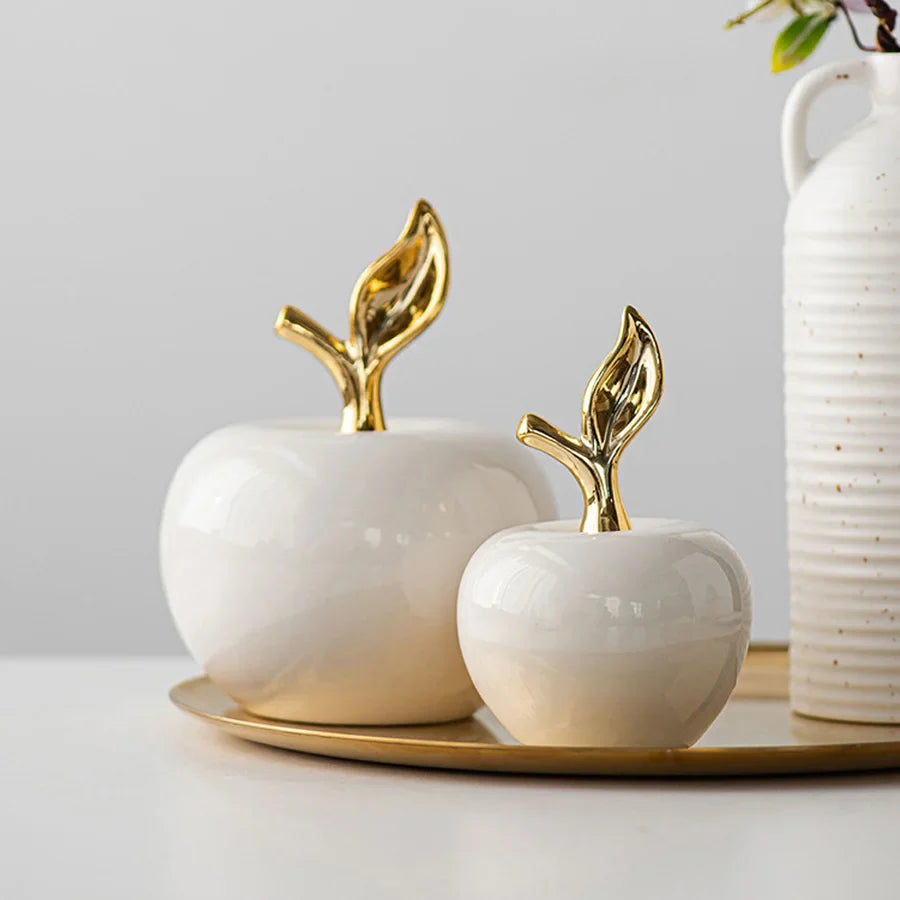 Apple Ornament Desk Statue