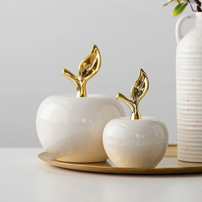 Apple Ornament Desk Statue