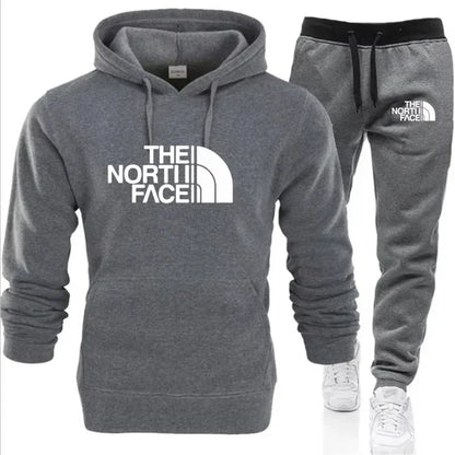 Trendy Printed Men’s Hoodie Set