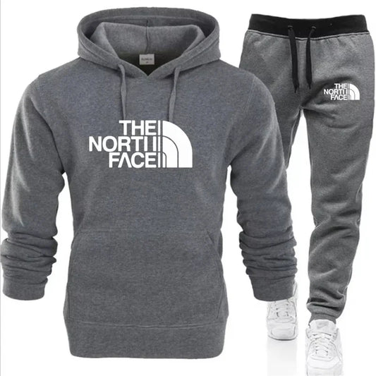 Trendy Printed Men’s Hoodie Set