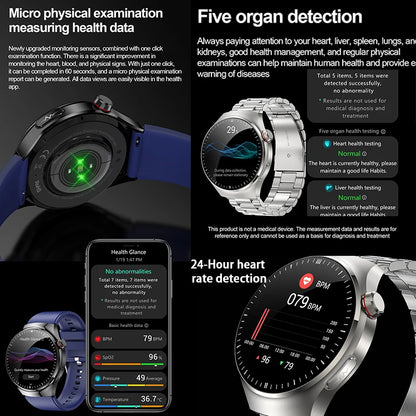 2025 GUHUAVMI Nursing Smartwatch with ECG & Uric Acid Monitor
