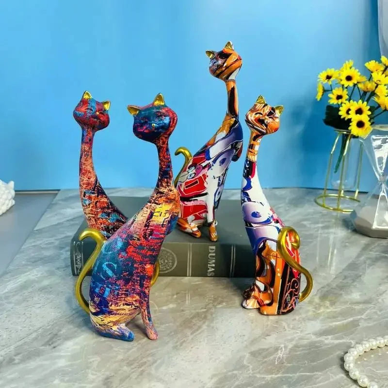 Nordic Graffiti Cat Ornament