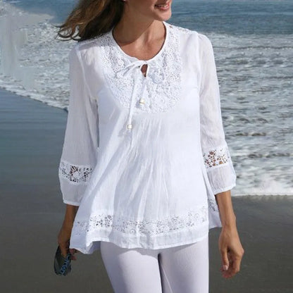 Cotton Lace Loose Top