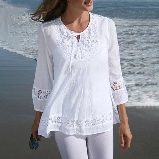 Cotton Lace Loose Top