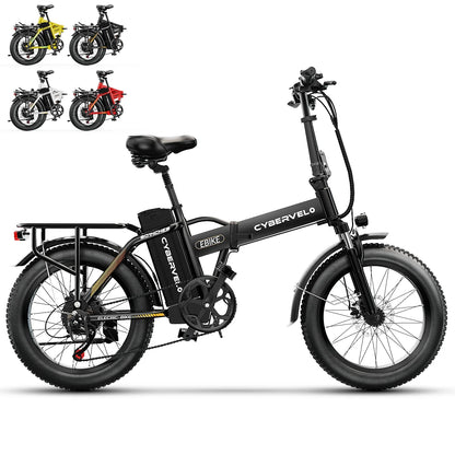1000W Folding Fat Tire Electric Bike