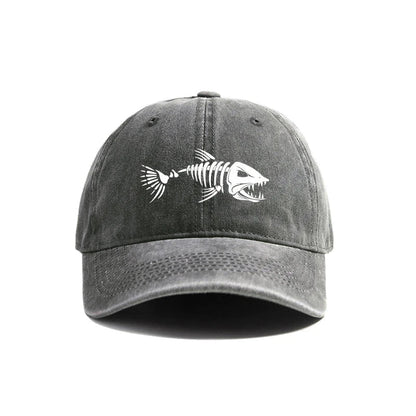 Fish Bone Baseball Cap