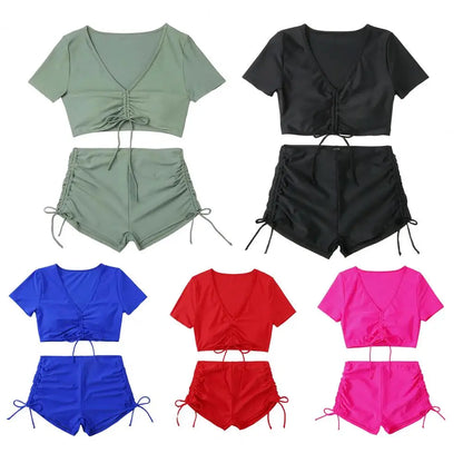 Women's V-Neck Bikini Set