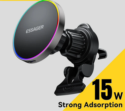 360° 15W Magnetic Car Charger for iphone